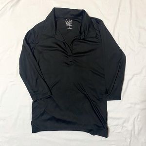 Men’s poly deep V dress shirt made in Egypt Ataly apparel size M